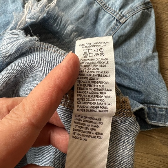 Lucky Brand woman’s denim drawstring jeans mini dress - Picture 12 of 14